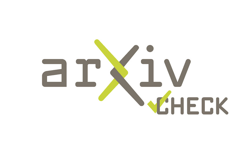 The arXiv Check logo extension