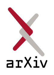 The arXiv logomark with the arXiv name below
